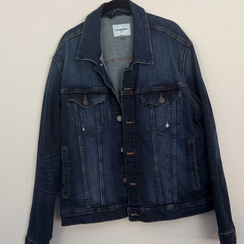 Goodfellow & Co Dark Blue Denim Jacket XL